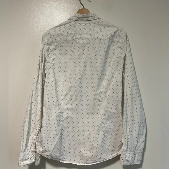 Guess Slim Fit  Black Polka Dot Shirt - Medium - Picture 9 of 11